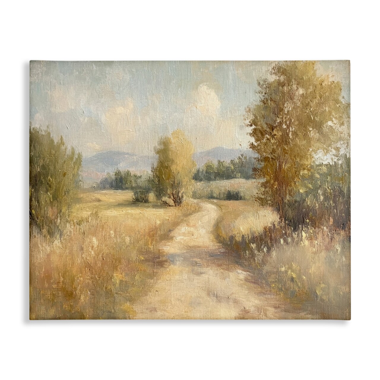 Stupell Industries Gravel Road Landscape Canvas Design by Petal Prints Design